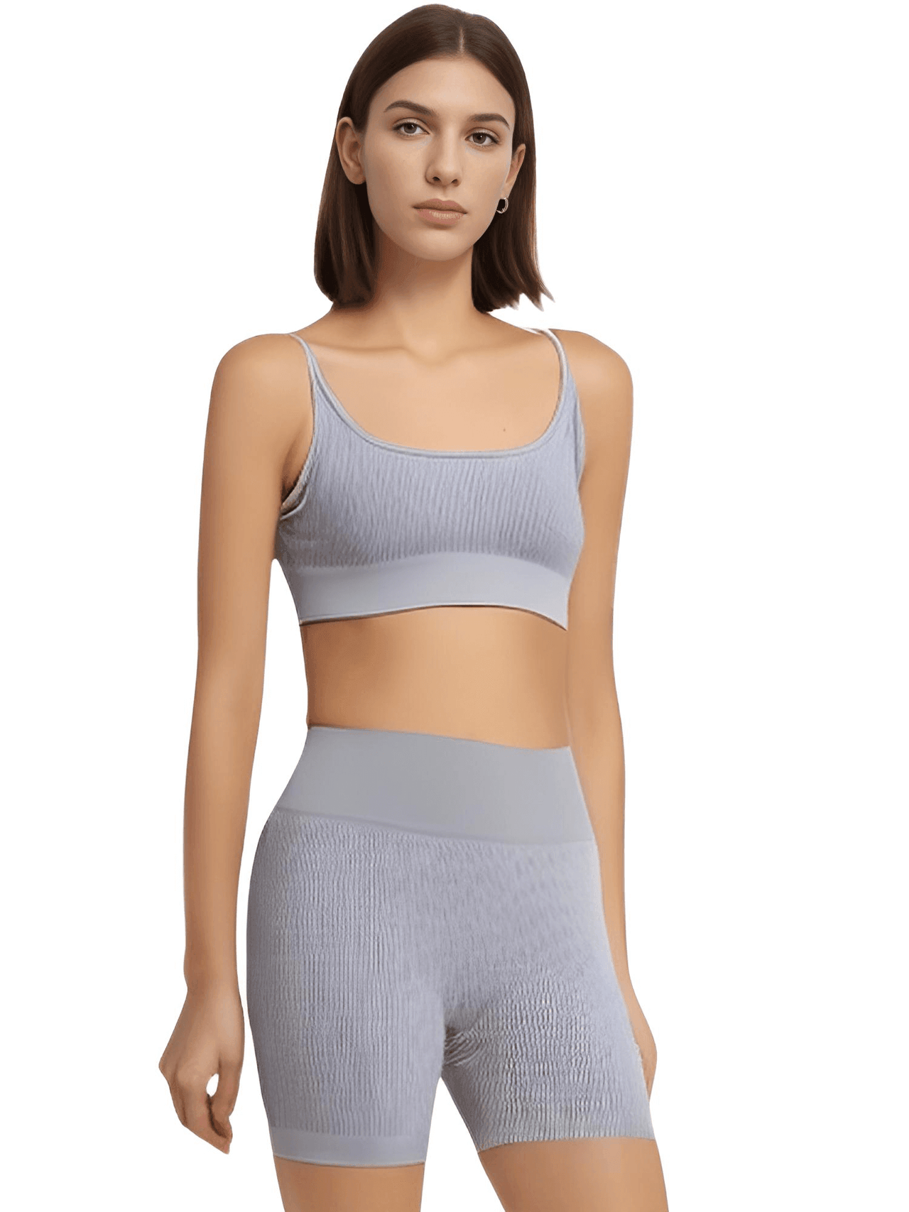 Seamless Yoga Set Female Women's Crop Top Bra & Shorts 2PCS -, Short Sets , Drestiny , Australia, Black, Blue, Canada, Crop Tops, Dark Blue, Gender_Women, Grey, L, M, Navy, New Zealand, S, Sets, Short Sets, Shorts, Sleeveless, United Kingdom, United States, White , Drestiny , www.shopdrestiny.com