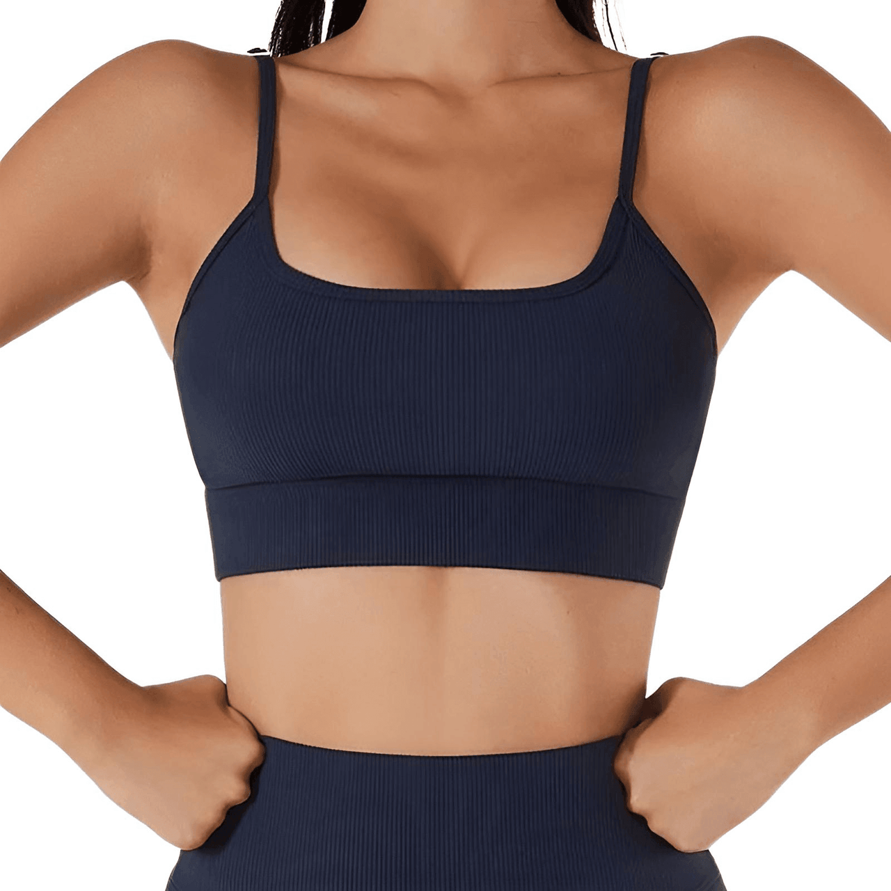 Seamless Yoga Set Female Women's Crop Top Bra & Shorts 2PCS -, Short Sets , Drestiny , Australia, Black, Blue, Canada, Crop Tops, Dark Blue, Gender_Women, Grey, L, M, Navy, New Zealand, S, Sets, Short Sets, Shorts, Sleeveless, United Kingdom, United States, White , Drestiny , www.shopdrestiny.com