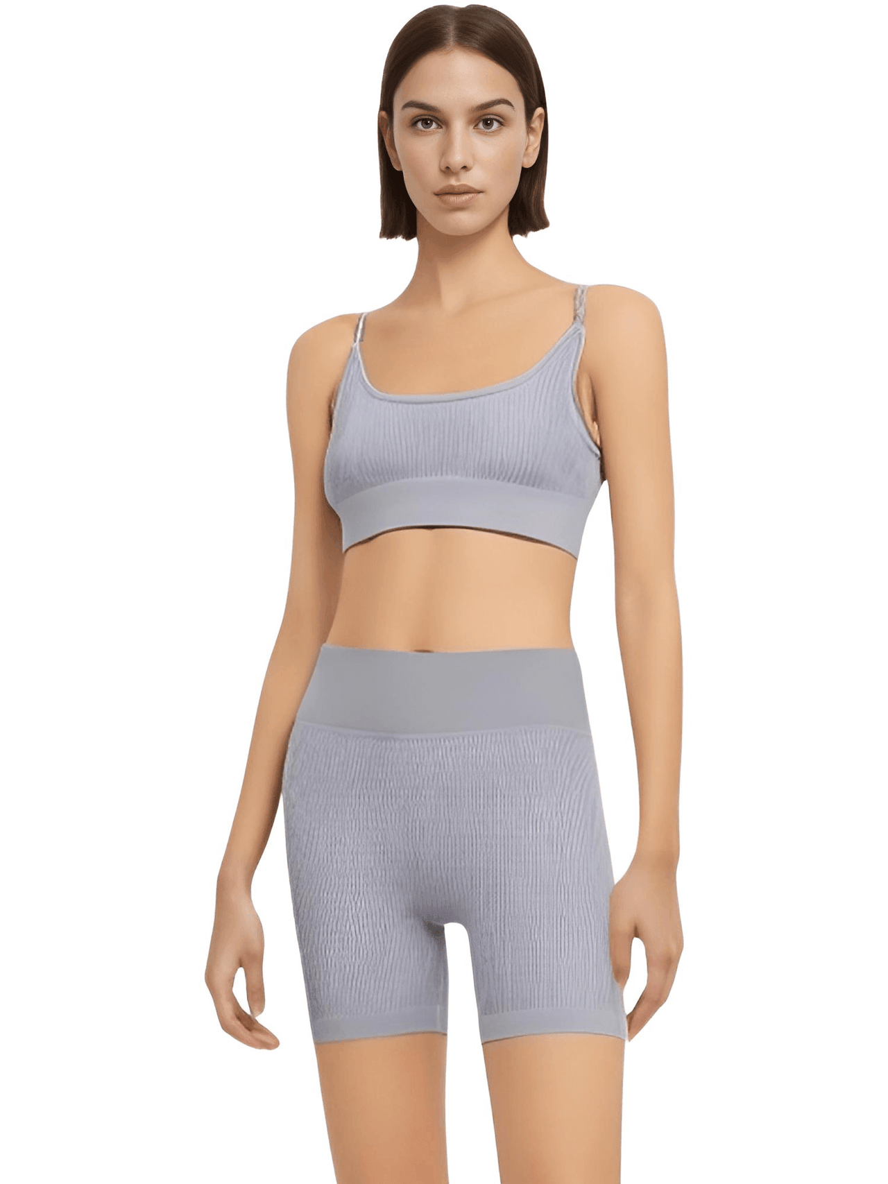 Seamless Yoga Set Female Women's Crop Top Bra & Shorts 2PCS -, Short Sets , Drestiny , Australia, Black, Blue, Canada, Crop Tops, Dark Blue, Gender_Women, Grey, L, M, Navy, New Zealand, S, Sets, Short Sets, Shorts, Sleeveless, United Kingdom, United States, White , Drestiny , www.shopdrestiny.com