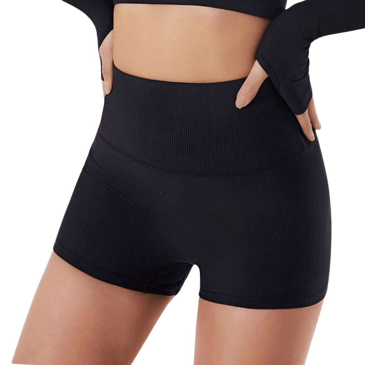 Seamless Yoga Set Female Women's Crop Top Bra & Shorts 2PCS -, Short Sets , Drestiny , Australia, Black, Blue, Canada, Crop Tops, Dark Blue, Gender_Women, Grey, L, M, Navy, New Zealand, S, Sets, Short Sets, Shorts, Sleeveless, United Kingdom, United States, White , Drestiny , www.shopdrestiny.com