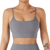 Thumbnail for Seamless Yoga Set Female Women's Crop Top Bra & Shorts 2PCS -, Short Sets , Drestiny , Australia, Black, Blue, Canada, Crop Tops, Dark Blue, Gender_Women, Grey, L, M, Navy, New Zealand, S, Sets, Short Sets, Shorts, Sleeveless, United Kingdom, United States, White , Drestiny , www.shopdrestiny.com