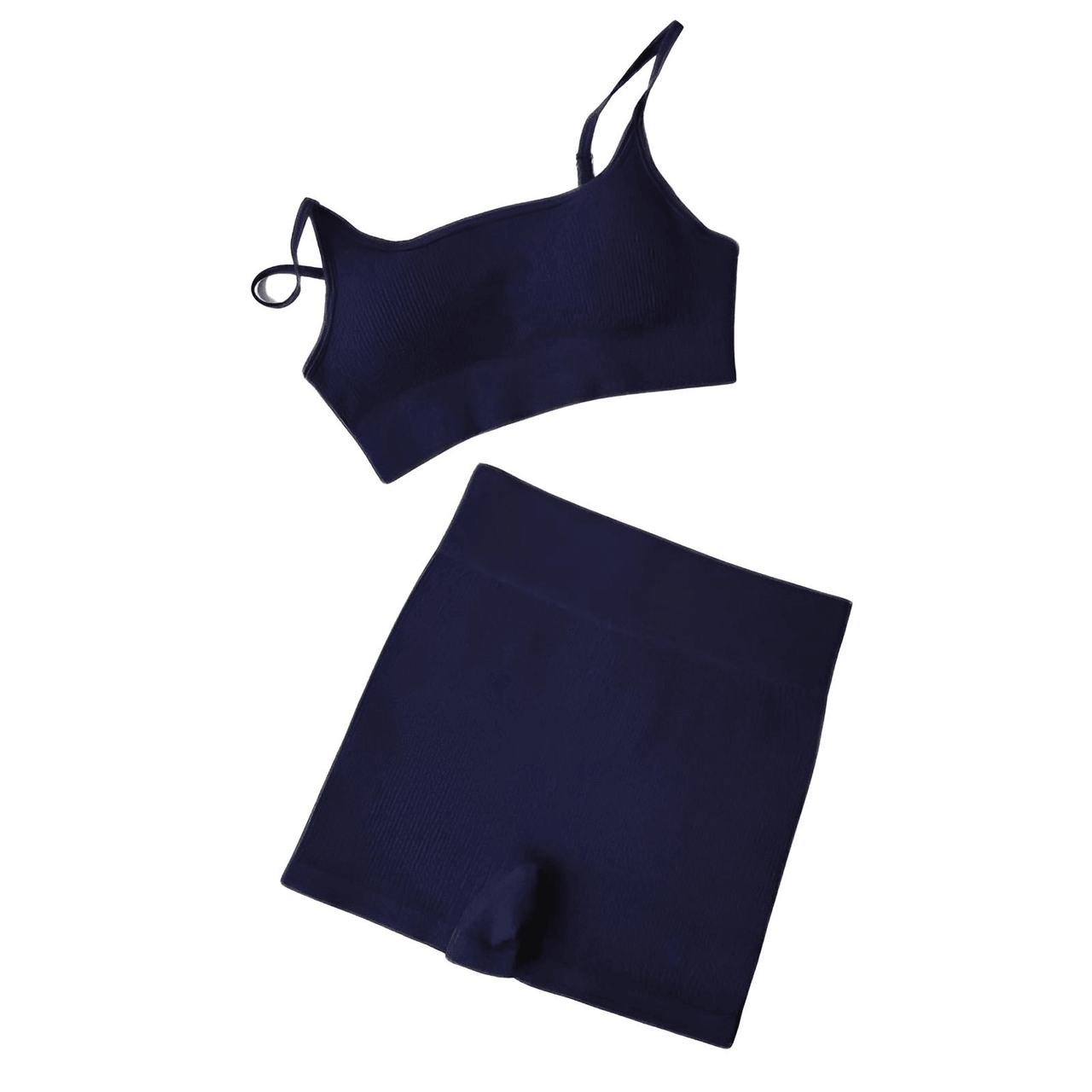 Seamless Yoga Set Female Women's Crop Top Bra & Shorts 2PCS -, Short Sets , Drestiny , Australia, Black, Blue, Canada, Crop Tops, Dark Blue, Gender_Women, Grey, L, M, Navy, New Zealand, S, Sets, Short Sets, Shorts, Sleeveless, United Kingdom, United States, White , Drestiny , www.shopdrestiny.com