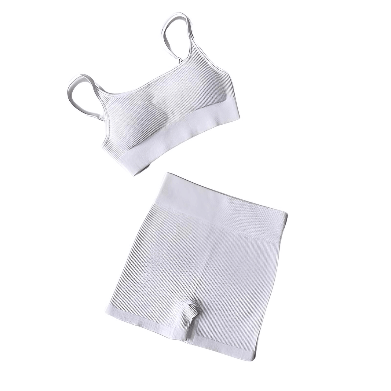 Seamless Yoga Set Female Women's Crop Top Bra & Shorts 2PCS -, Short Sets , Drestiny , Australia, Black, Blue, Canada, Crop Tops, Dark Blue, Gender_Women, Grey, L, M, Navy, New Zealand, S, Sets, Short Sets, Shorts, Sleeveless, United Kingdom, United States, White , Drestiny , www.shopdrestiny.com