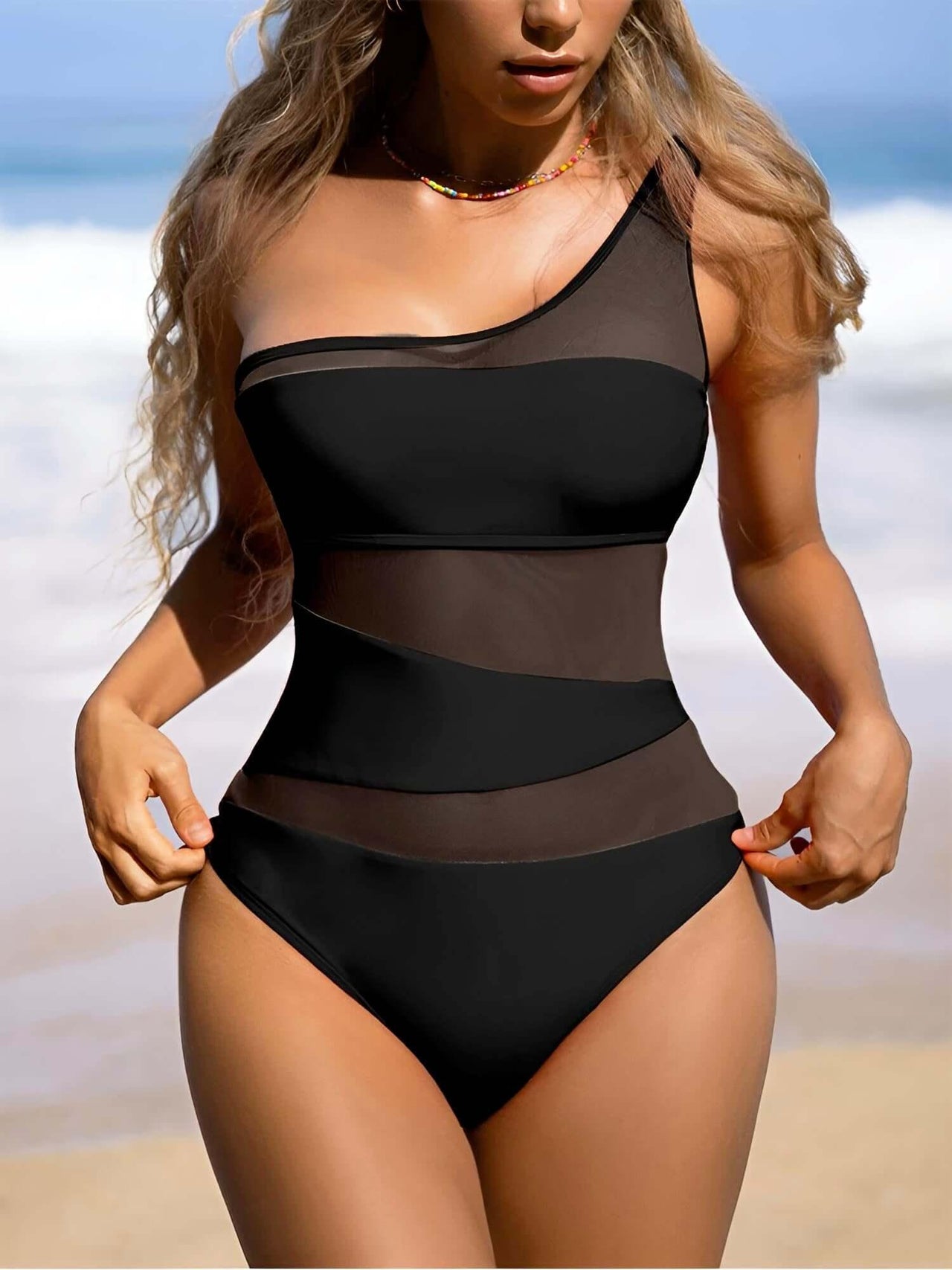 One Shoulder Sexy One-Piece Swimsuits For Women -, Swimwear , Drestiny , Australia, Black, Blue, Canada, Gender_Women, L, M, New Zealand, One Piece Swimwear, One Shoulder, Orange, S, United Kingdom, United States , Drestiny , www.shopdrestiny.com