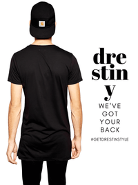 Thumbnail for Side-Zip Hip Hop Extra Longline T-Shirt For Men -, T-Shirt , Drestiny , Australia, Black, Casual Shirts, Gender_Men, L, M, New Zealand, S, Short Sleeves, T-Shirts, United Kingdom, United States, White, XL, XXL , Drestiny , www.shopdrestiny.com