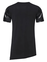 Thumbnail for Side Zipper Longline Leather Patchwork Streetwear T-Shirt for Men -, T-Shirt , Drestiny , Australia, Black, Casual Shirts, FR, L, M, New Zealand, S, Short Sleeves, T-Shirts, United Kingdom, United States, White, XL, XXL , Drestiny , www.shopdrestiny.com