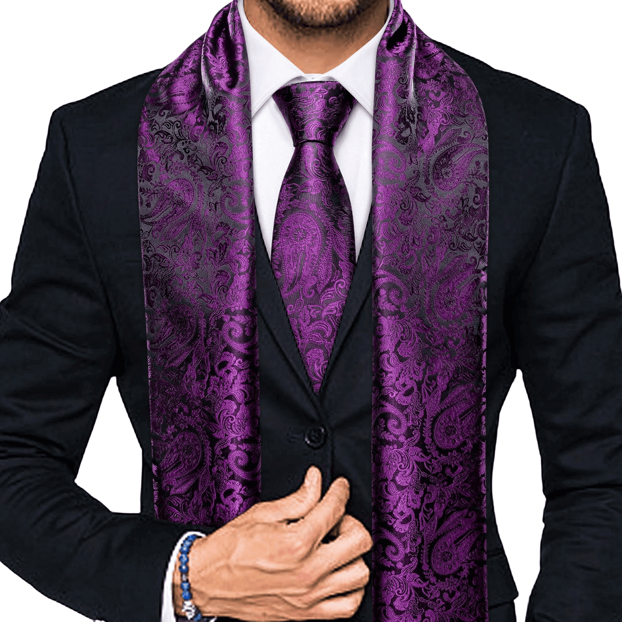 Silk Scarf & Silk Tie Sets For Men -, Tie Sets , Drestiny , Australia, Black, Blue, Canada, Cuff Links, Cufflinks, Dark Green, Dark Purple, Gold, Green, Grey, Navy, New Zealand, Pocket Squares, Purple, Red, Scarves, Sets, Ties, United Kingdom, United States, Wine Red , Drestiny , www.shopdrestiny.com