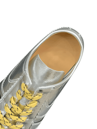 Thumbnail for Leather Women's Casual Sneakers Designer Training Shoes Patchwork Lace-Up Sneakers Leather Flat Women's Shoes, Drestiny, Sneakers, Flats, Brown, Green, Yellow, Dark Brown, Coffee, White, Silver, FR, United States, Australia, Canada, New Zealand, United Kingdom, Shopdrestiny.com