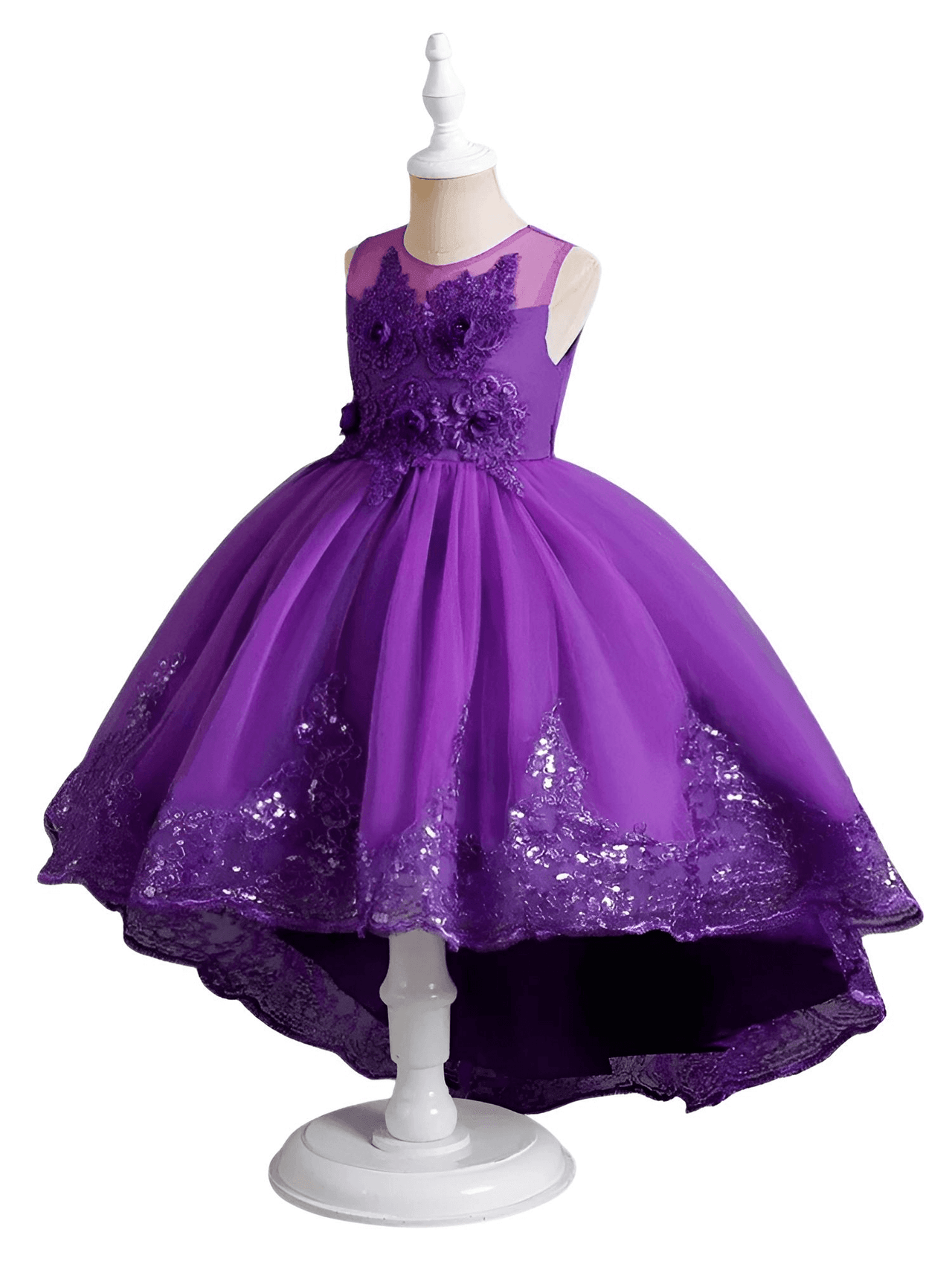 Sleeveless Party Dresses For Girls -, Dress , Drestiny , 10, 2T, 3T, 4, 5, 6, 7, 8, 9, Australia, Canada, Dark Blue, Dresses, Girls, Green, Lavender, Light Blue, Light Purple, Navy, New Zealand, Pink, Purple, Red, Sleeveless, TD, United Kingdom, United States , Drestiny , www.shopdrestiny.com