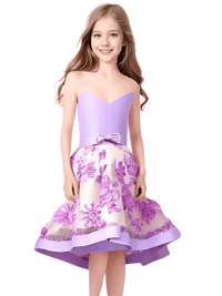 Thumbnail for Sleeveless Party Dresses For Girls -, Dress , Drestiny , 10, 2T, 3T, 4, 5, 6, 7, 8, 9, Australia, Canada, Dark Blue, Dresses, Girls, Green, Lavender, Light Blue, Light Purple, Navy, New Zealand, Pink, Purple, Red, Sleeveless, TD, United Kingdom, United States , Drestiny , www.shopdrestiny.com