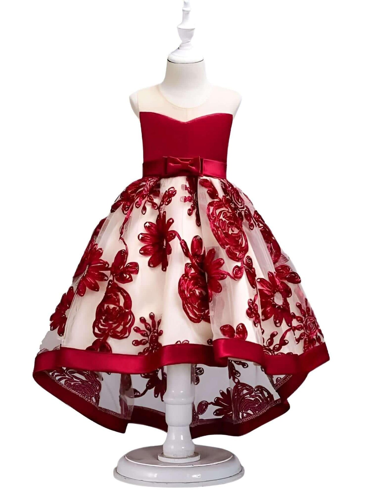 Sleeveless Party Dresses For Girls -, Dress , Drestiny , 10, 2T, 3T, 4, 5, 6, 7, 8, 9, Australia, Canada, Dark Blue, Dresses, Girls, Green, Lavender, Light Blue, Light Purple, Navy, New Zealand, Pink, Purple, Red, Sleeveless, TD, United Kingdom, United States , Drestiny , www.shopdrestiny.com