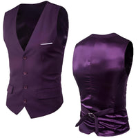 Thumbnail for Slim Fit Sleeveless Suit Vest -, Vests , Drestiny , 4XL, 5XL, 6XL, Australia, Black, Canada, Dark Blue, Dark Grey, Dodger Blue, FR, L, Light Blue, Light Grey, M, Medium Violet Red, Navy, New Zealand, Purple, Red, S, United Kingdom, United States, Vests, XL, XXL, XXXL , Drestiny , www.shopdrestiny.com