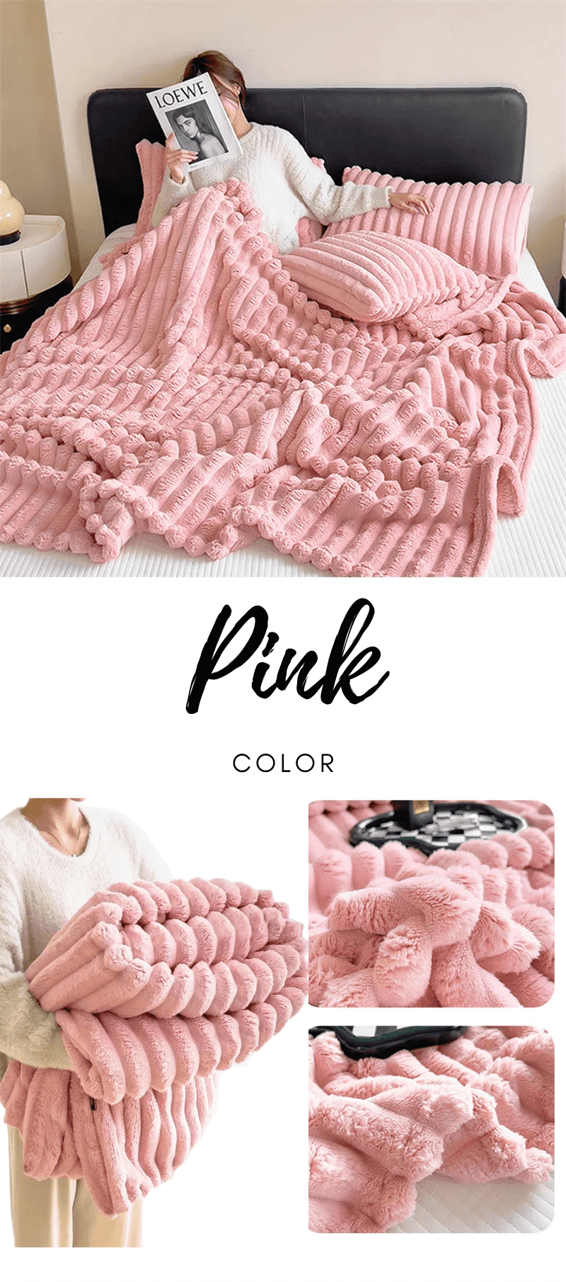 Soft Coral Fleece Blanket - Feels Like Rabbit Fur! -, Blankets , Drestiny , Apricot, Australia, Avocado Green, Beige, Blankets, Boys, Charcoal, French Grey, Girls, Light Grey, Pink, Reddish Brown, Steel Blue, TD, United Kingdom, United States, Yellow , Drestiny , www.shopdrestiny.com