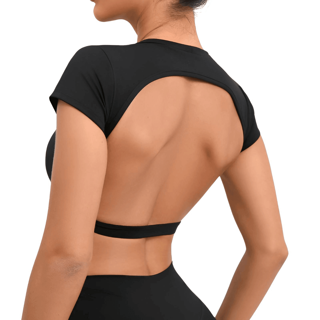 Sports Shirts Breathable Workout Sportswear Fitness Backless Gym Crop Tops For Women -, Crop Top , Drestiny , Australia, Black, Blue, Brown, Canada, Coffee, Crop Tops, Dark Blue, Deep Pink, FR, Gender_Women, Grey, Hot Pink, L, M, Navy, New Zealand, Peach, Pink, Purple, Red, S, Short Sleeves, Sky Blue, United Kingdom, United States, White , Drestiny , www.shopdrestiny.com