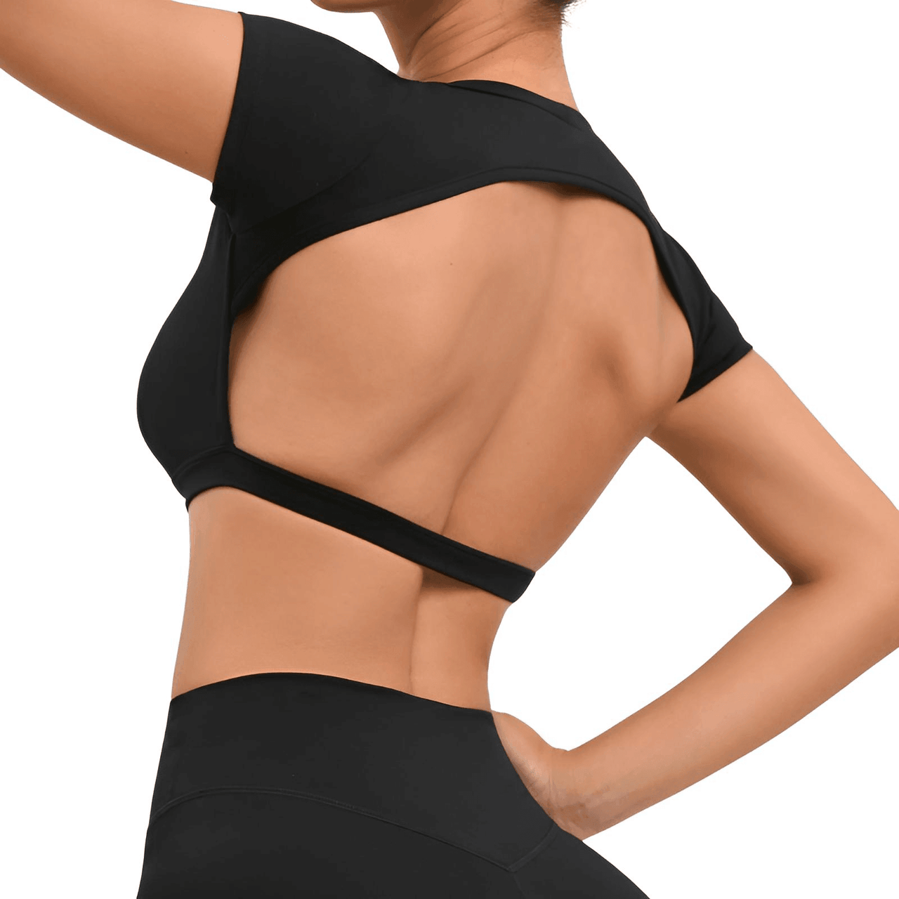 Sports Shirts Breathable Workout Sportswear Fitness Backless Gym Crop Tops For Women -, Crop Top , Drestiny , Australia, Black, Blue, Brown, Canada, Coffee, Crop Tops, Dark Blue, Deep Pink, FR, Gender_Women, Grey, Hot Pink, L, M, Navy, New Zealand, Peach, Pink, Purple, Red, S, Short Sleeves, Sky Blue, United Kingdom, United States, White , Drestiny , www.shopdrestiny.com