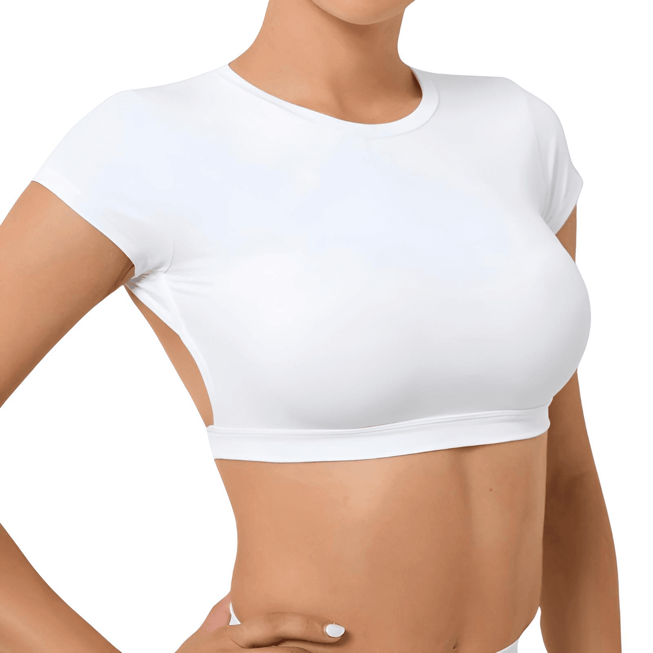 Sports Shirts Breathable Workout Sportswear Fitness Backless Gym Crop Tops For Women -, Crop Top , Drestiny , Australia, Black, Blue, Brown, Canada, Coffee, Crop Tops, Dark Blue, Deep Pink, FR, Gender_Women, Grey, Hot Pink, L, M, Navy, New Zealand, Peach, Pink, Purple, Red, S, Short Sleeves, Sky Blue, United Kingdom, United States, White , Drestiny , www.shopdrestiny.com