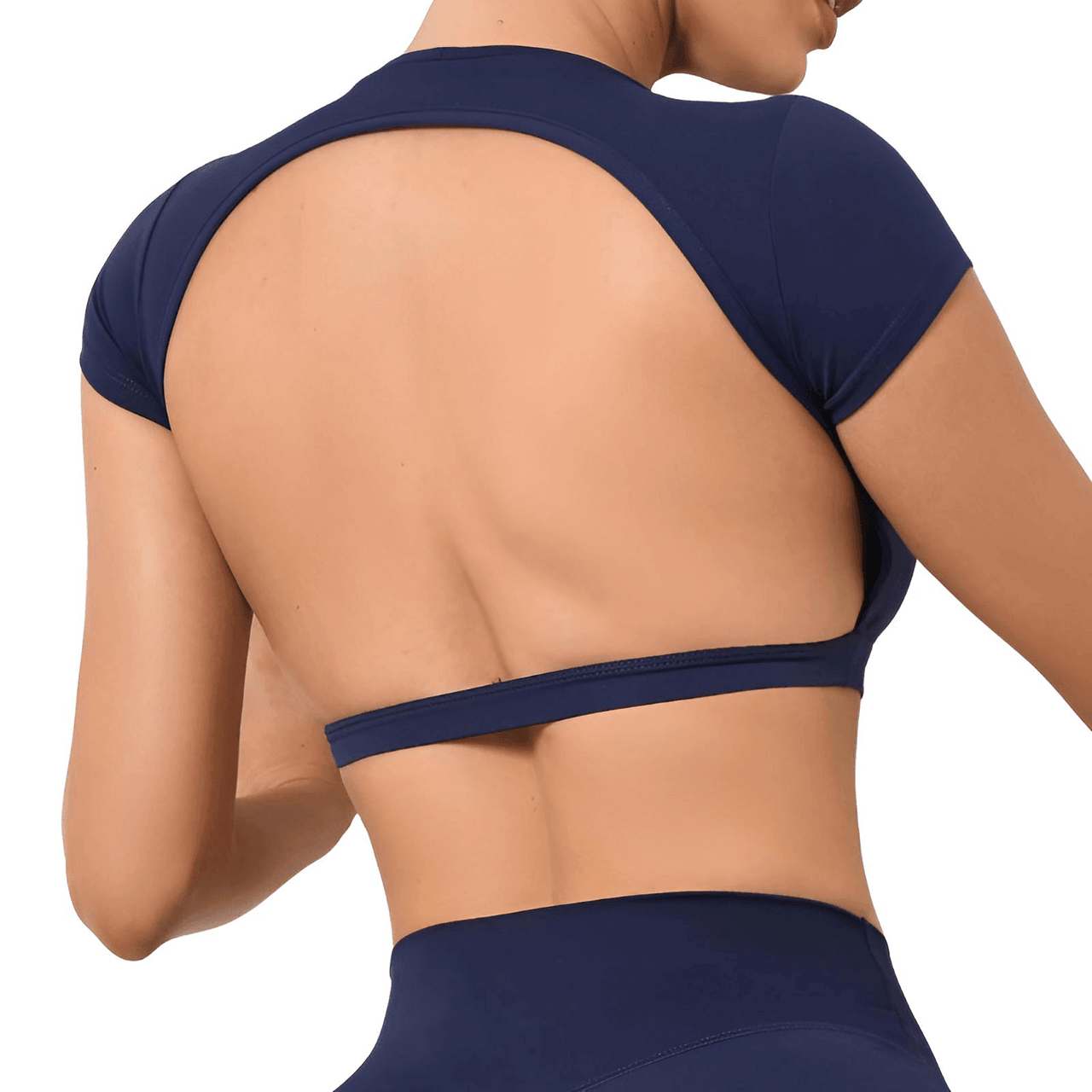 Sports Shirts Breathable Workout Sportswear Fitness Backless Gym Crop Tops For Women -, Crop Top , Drestiny , Australia, Black, Blue, Brown, Canada, Coffee, Crop Tops, Dark Blue, Deep Pink, FR, Gender_Women, Grey, Hot Pink, L, M, Navy, New Zealand, Peach, Pink, Purple, Red, S, Short Sleeves, Sky Blue, United Kingdom, United States, White , Drestiny , www.shopdrestiny.com