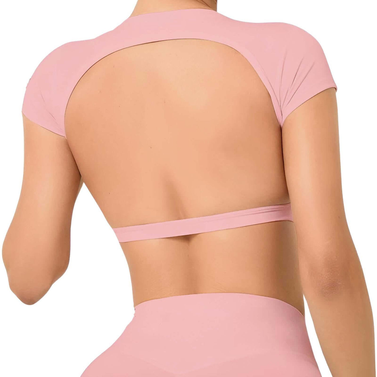 Sports Shirts Breathable Workout Sportswear Fitness Backless Gym Crop Tops For Women -, Crop Top , Drestiny , Australia, Black, Blue, Brown, Canada, Coffee, Crop Tops, Dark Blue, Deep Pink, FR, Gender_Women, Grey, Hot Pink, L, M, Navy, New Zealand, Peach, Pink, Purple, Red, S, Short Sleeves, Sky Blue, United Kingdom, United States, White , Drestiny , www.shopdrestiny.com