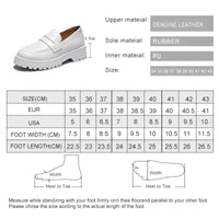 Thumbnail for Spring Shoes Women's Thick-Soled College Style Casual Loafers In Genuine Leather -, Shoes , Drestiny , 10, 5, 6, 6.5, 7, 8, 8.5, 9, 9.5, Australia, Beige, Black, Blue, Brown, Flats, FR, Grey, Light Yellow, Loafers, Off White, United Kingdom, United States , Drestiny , www.shopdrestiny.com