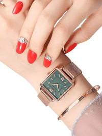 Thumbnail for Stainless Steel Fashion Watch For Women -, Watches , Drestiny , Australia, Black, Canada, Gender_Women, Gold, Green, New Zealand, Rose Gold, Sea Green, Silver, United Kingdom, United States, Watches, White , Drestiny , www.shopdrestiny.com