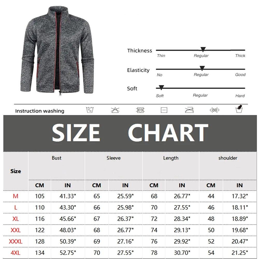 Stand Collar Zipper Cardigan For Men -, Sweater , Drestiny , 4XL, Australia, Black, Blue, Canada, Cardigans, Coffee, Dark Grey, L, Light Grey, M, New Zealand, Sweaters, United Kingdom, United States, Wine Red, XL, XXL, XXXL , Drestiny , www.shopdrestiny.com