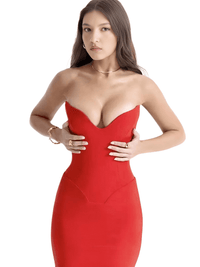 Thumbnail for Strapless Sexy Maxi Dresses For Women -, Dress , Drestiny , Ankle Length Dresses, Australia, Black, Canada, FR, L, M, Maxi Dresses, New Zealand, Red, S, Sleeveless, Strapless, United Kingdom, United States, White , Drestiny , www.shopdrestiny.com