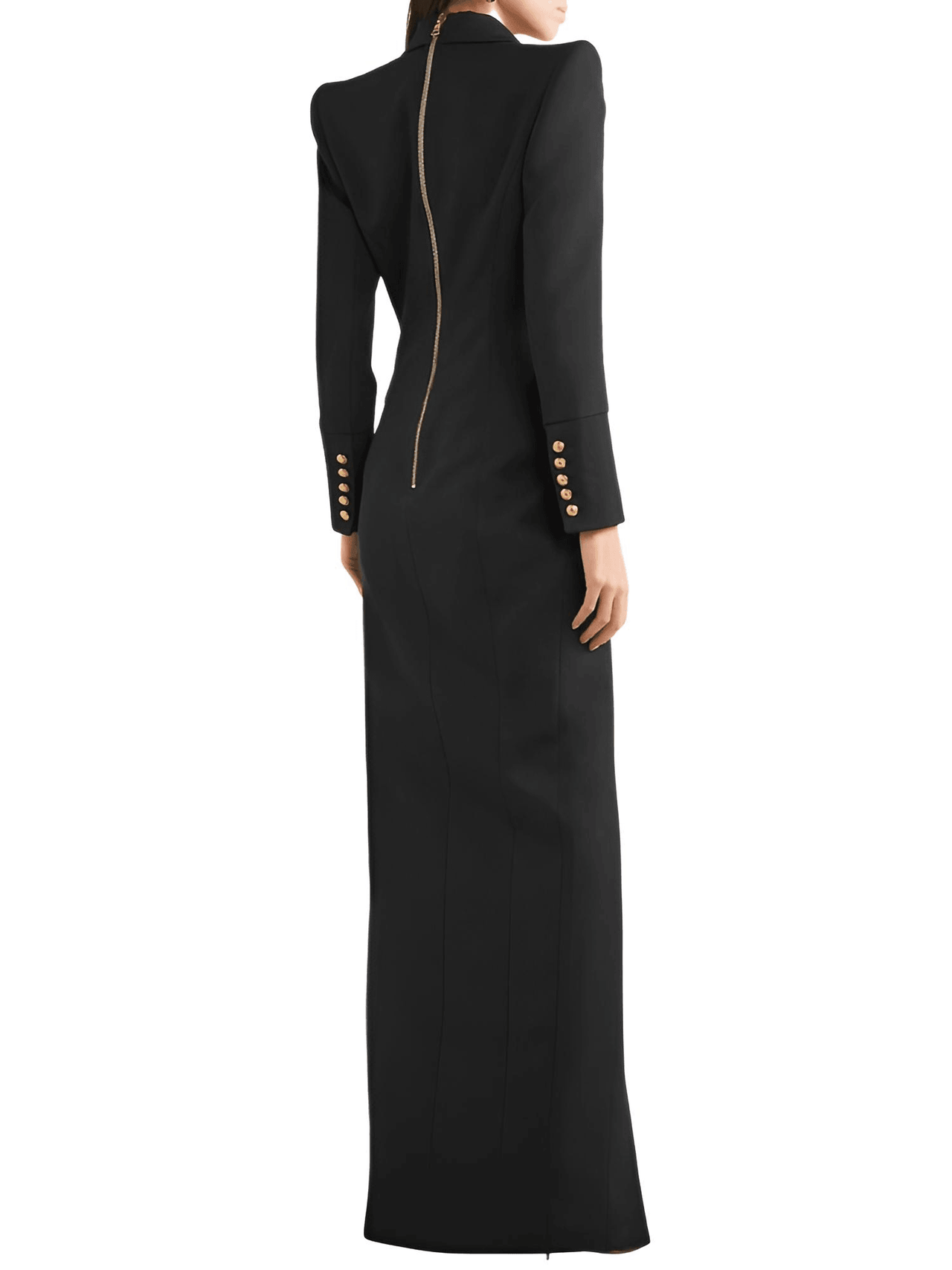 Women's Suit Dress -, Dresses , Drestiny , Ankle Length Dresses, Australia, Black, L, Long Sleeves, M, Maxi Dresses, New Zealand, S, United Kingdom, United States, White, XL, XXL , Drestiny , www.shopdrestiny.com