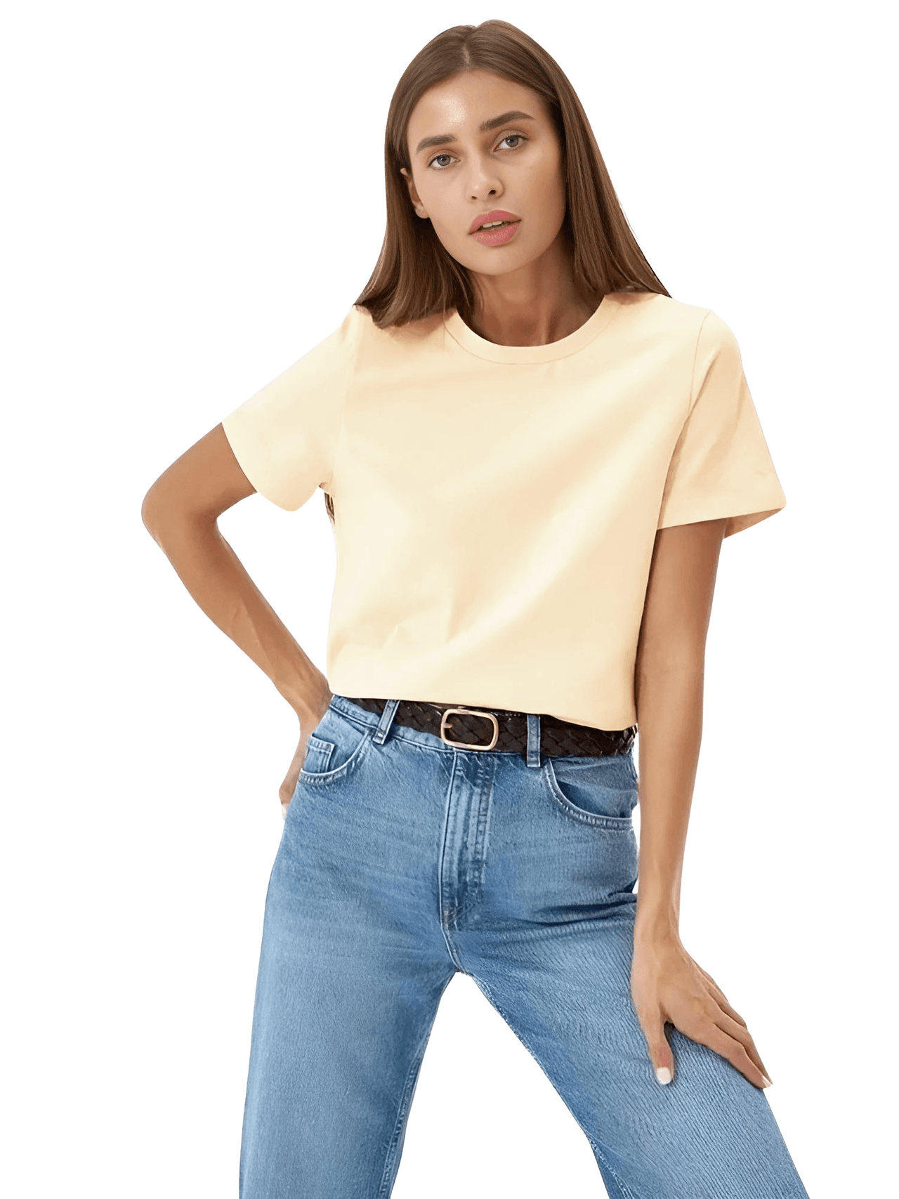 Summer 100% Cotton Women's T-Shirt 230g/㎡ -, T-Shirts , Drestiny , Apricot, Australia, Black, Canada, Casual Shirts, Dark Blue, FR, Gender_Women, Green, Khaki, L, Light Purple, Light Yellow, M, Navy, New Zealand, Red, Short Sleeves, T-Shirts, United Kingdom, United States, White, XL, XXL, XXXL , Drestiny , www.shopdrestiny.com