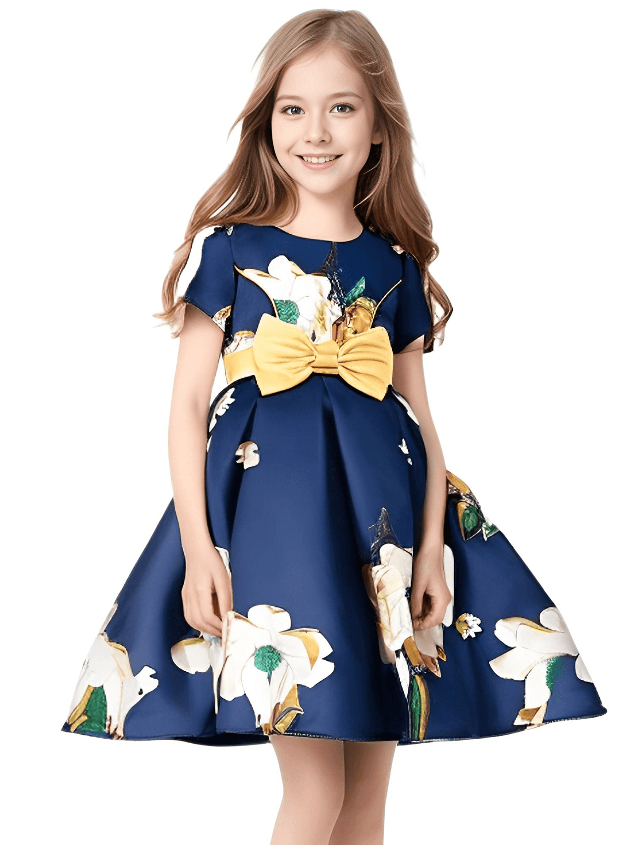 Summer Collection of Kids Flower Dresses for Girls - 16 Styles 2T-10T -, Dresses , Drestiny , 10T, 2T, 3T, 4T, 5T, 6T, 7T, 8T, 9T, Australia, Beige, Black, Blue, Canada, Dark Pink, Deep Pink, Dresses, Girls, Green, Navy, New Zealand, Peach, Pink, Purple, Red, Short Sleeves, Sleeveless, TD, United Kingdom, United States, White, Wine Red, Yellow , Drestiny , www.shopdrestiny.com