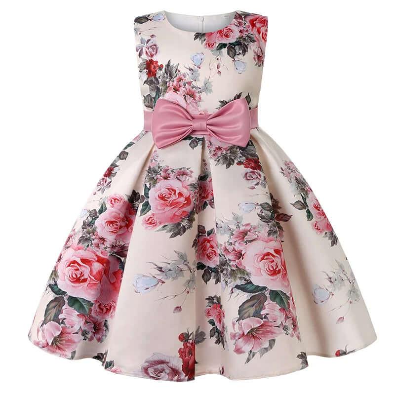 Summer Collection of Kids Flower Dresses for Girls - 16 Styles 2T-10T -, Dresses , Drestiny , 10T, 2T, 3T, 4T, 5T, 6T, 7T, 8T, 9T, Australia, Beige, Black, Blue, Canada, Dark Pink, Deep Pink, Dresses, Girls, Green, Navy, New Zealand, Peach, Pink, Purple, Red, Short Sleeves, Sleeveless, TD, United Kingdom, United States, White, Wine Red, Yellow , Drestiny , www.shopdrestiny.com