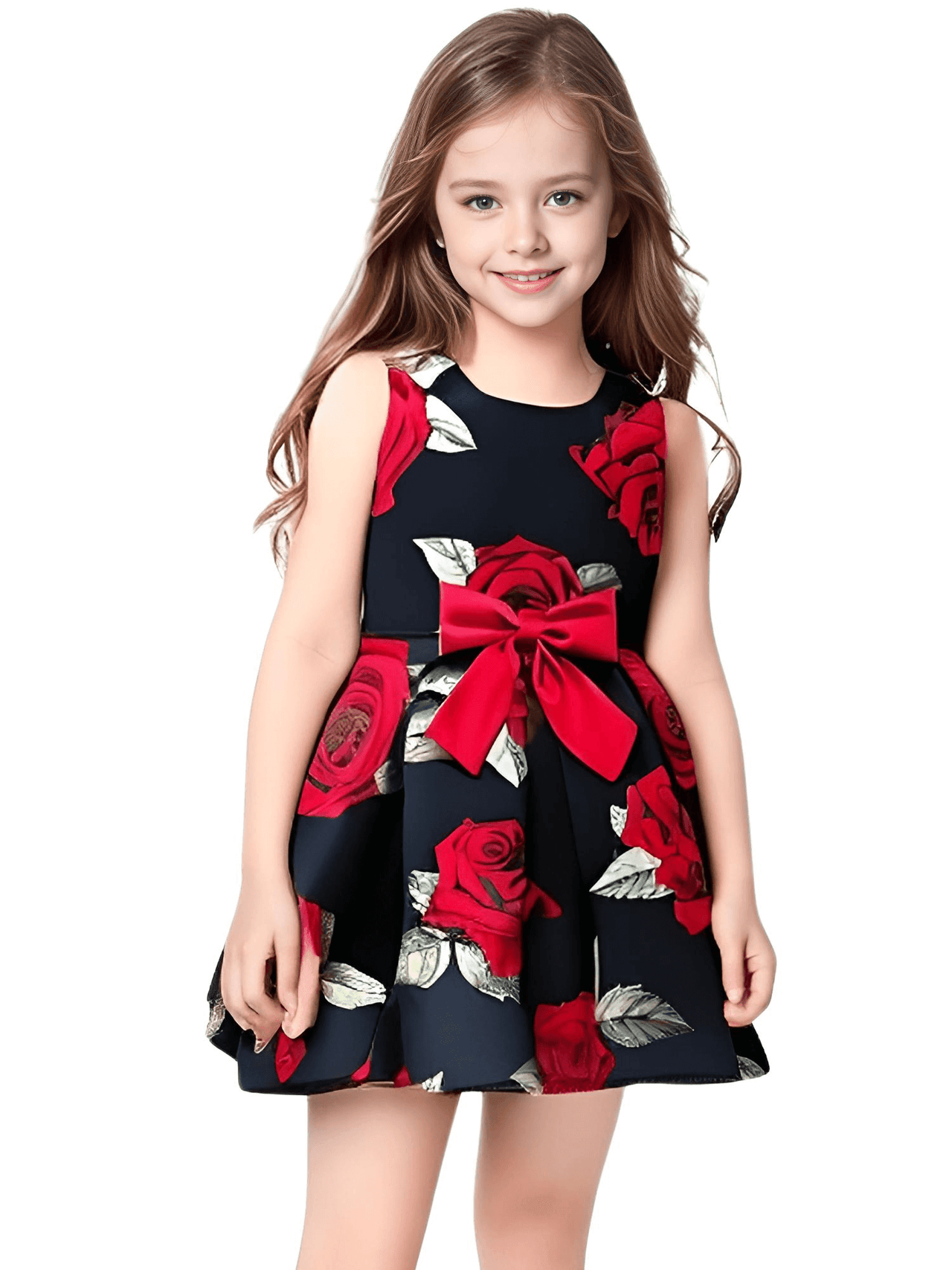 Summer Collection of Kids Flower Dresses for Girls - 16 Styles 2T-10T -, Dresses , Drestiny , 10T, 2T, 3T, 4T, 5T, 6T, 7T, 8T, 9T, Australia, Beige, Black, Blue, Canada, Dark Pink, Deep Pink, Dresses, Girls, Green, Navy, New Zealand, Peach, Pink, Purple, Red, Short Sleeves, Sleeveless, TD, United Kingdom, United States, White, Wine Red, Yellow , Drestiny , www.shopdrestiny.com