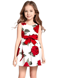 Thumbnail for Summer Collection of Kids Flower Dresses for Girls - 16 Styles 2T-10T -, Dresses , Drestiny , 10T, 2T, 3T, 4T, 5T, 6T, 7T, 8T, 9T, Australia, Beige, Black, Blue, Canada, Dark Pink, Deep Pink, Dresses, Girls, Green, Navy, New Zealand, Peach, Pink, Purple, Red, Short Sleeves, Sleeveless, TD, United Kingdom, United States, White, Wine Red, Yellow , Drestiny , www.shopdrestiny.com