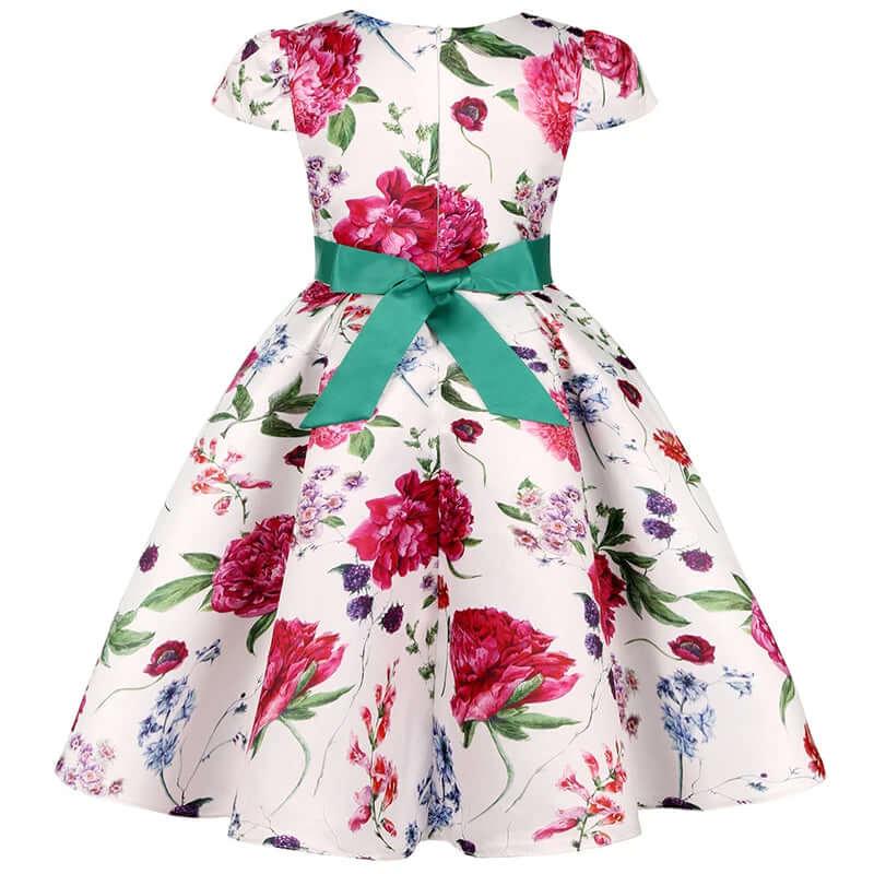 Summer Collection of Kids Flower Dresses for Girls - 16 Styles 2T-10T -, Dresses , Drestiny , 10T, 2T, 3T, 4T, 5T, 6T, 7T, 8T, 9T, Australia, Beige, Black, Blue, Canada, Dark Pink, Deep Pink, Dresses, Girls, Green, Navy, New Zealand, Peach, Pink, Purple, Red, Short Sleeves, Sleeveless, TD, United Kingdom, United States, White, Wine Red, Yellow , Drestiny , www.shopdrestiny.com