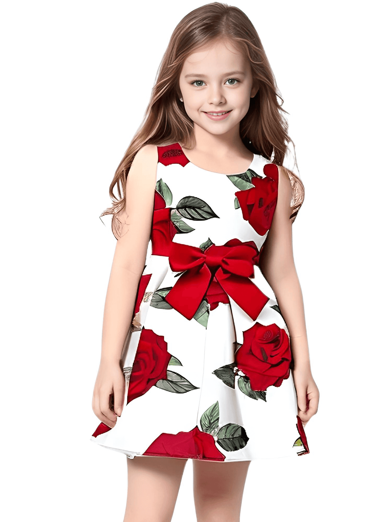 Summer Collection of Kids Flower Dresses for Girls - 16 Styles 2T-10T -, Dresses , Drestiny , 10T, 2T, 3T, 4T, 5T, 6T, 7T, 8T, 9T, Australia, Beige, Black, Blue, Canada, Dark Pink, Deep Pink, Dresses, Girls, Green, Navy, New Zealand, Peach, Pink, Purple, Red, Short Sleeves, Sleeveless, TD, United Kingdom, United States, White, Wine Red, Yellow , Drestiny , www.shopdrestiny.com