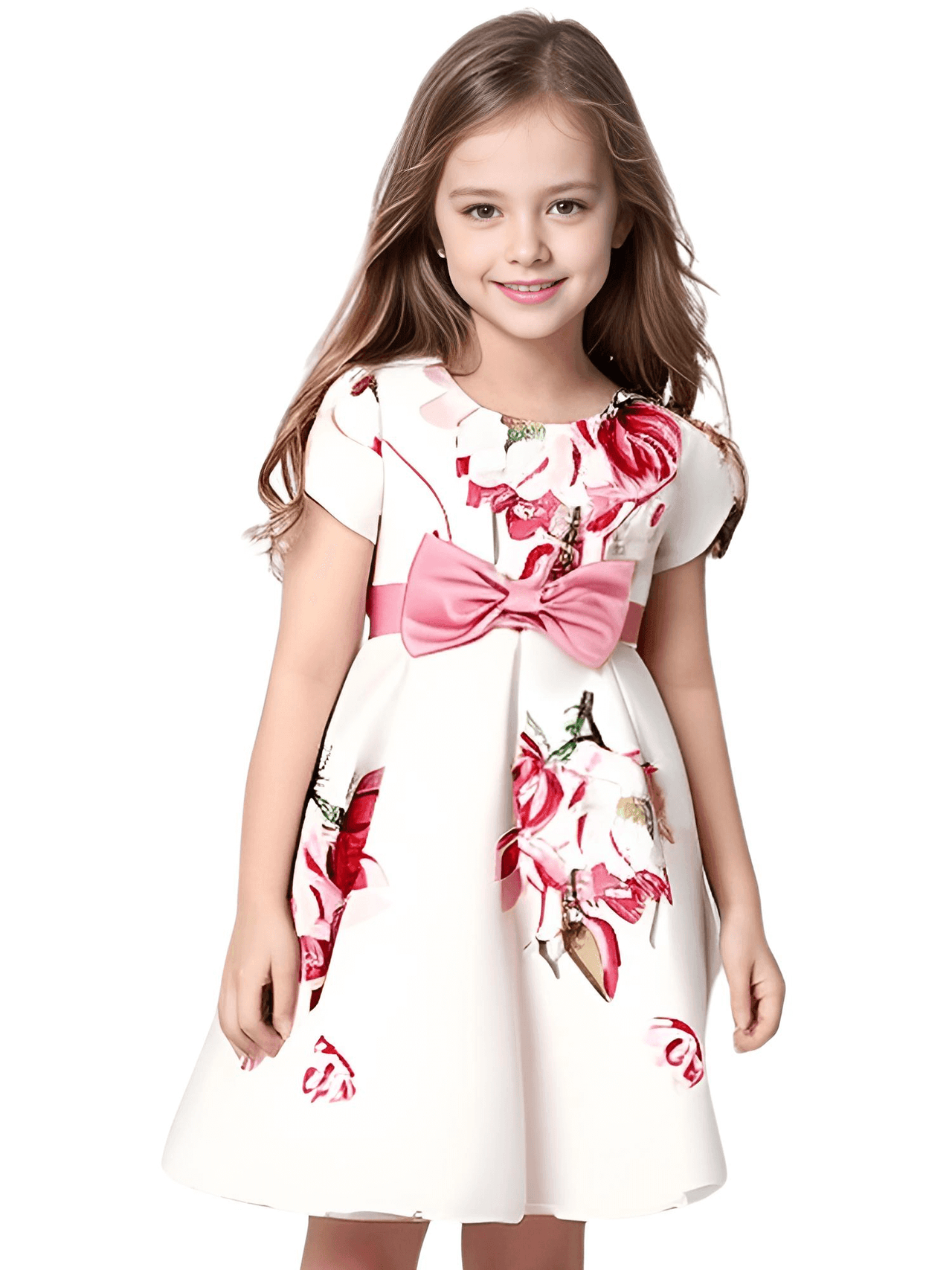 Summer Collection of Kids Flower Dresses for Girls - 16 Styles 2T-10T -, Dresses , Drestiny , 10T, 2T, 3T, 4T, 5T, 6T, 7T, 8T, 9T, Australia, Beige, Black, Blue, Canada, Dark Pink, Deep Pink, Dresses, Girls, Green, Navy, New Zealand, Peach, Pink, Purple, Red, Short Sleeves, Sleeveless, TD, United Kingdom, United States, White, Wine Red, Yellow , Drestiny , www.shopdrestiny.com