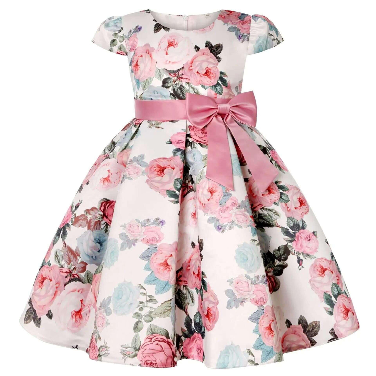 Summer Collection of Kids Flower Dresses for Girls - 16 Styles 2T-10T -, Dresses , Drestiny , 10T, 2T, 3T, 4T, 5T, 6T, 7T, 8T, 9T, Australia, Beige, Black, Blue, Canada, Dark Pink, Deep Pink, Dresses, Girls, Green, Navy, New Zealand, Peach, Pink, Purple, Red, Short Sleeves, Sleeveless, TD, United Kingdom, United States, White, Wine Red, Yellow , Drestiny , www.shopdrestiny.com