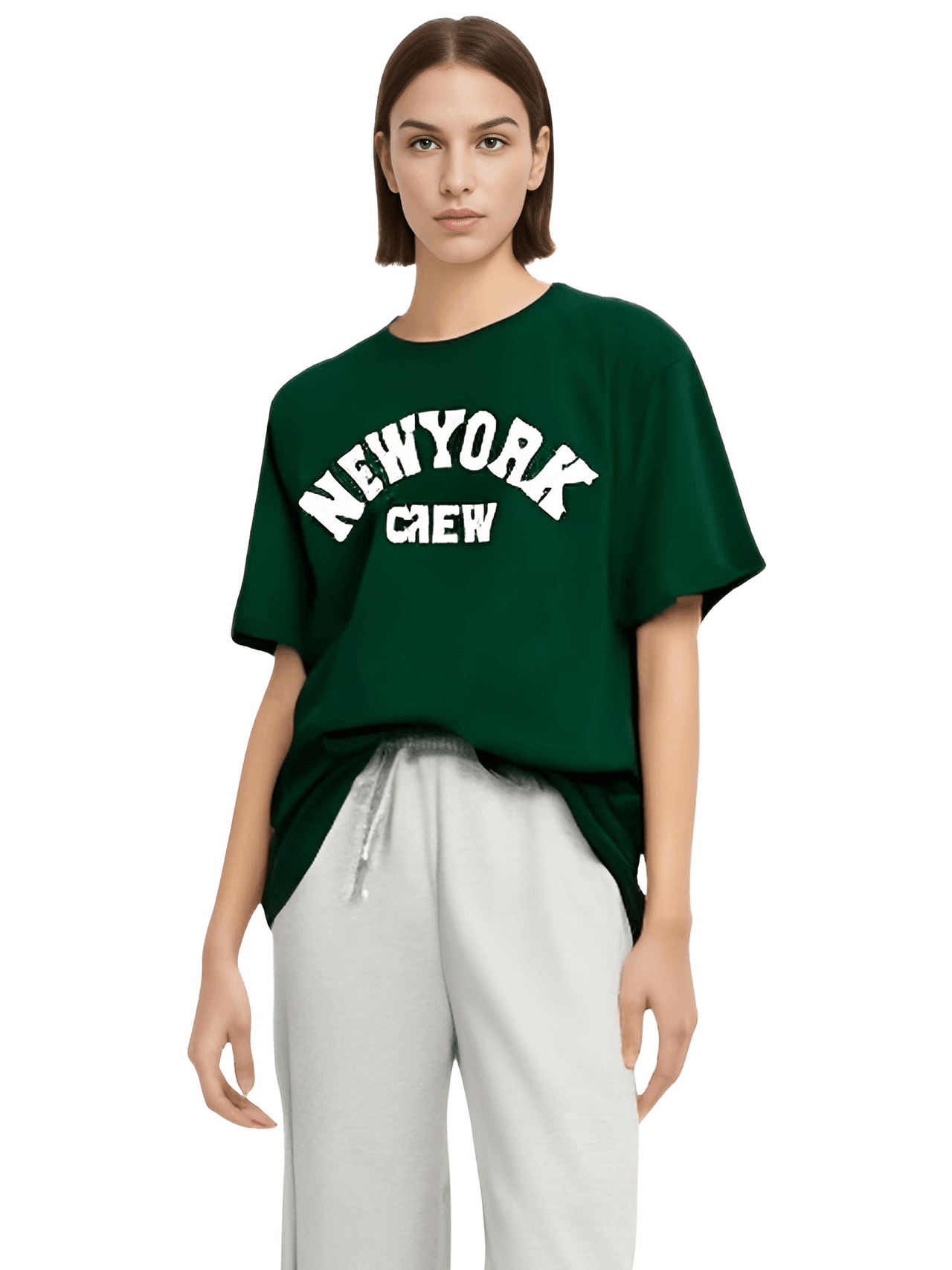 Summer NY Crew Cotton T-Shirts For Women -, T-Shirts , Drestiny , Australia, Beige, Black, Blue, Canada, Casual Shirts, Dark Blue, Dark Green, Dark Grey, Deep Pink, Gender_Women, Green, Grey, Khaki, L, New Zealand, Pink, Red, Short Sleeves, T-Shirts, United Kingdom, United States, White, XL, XXL, XXXL , Drestiny , www.shopdrestiny.com