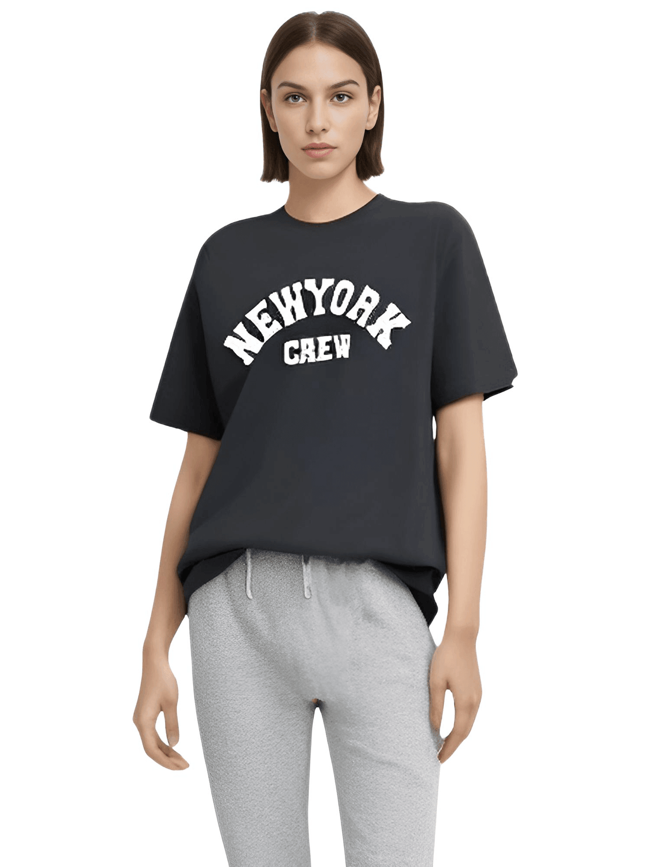 Summer NY Crew Cotton T-Shirts For Women -, T-Shirts , Drestiny , Australia, Beige, Black, Blue, Canada, Casual Shirts, Dark Blue, Dark Green, Dark Grey, Deep Pink, Gender_Women, Green, Grey, Khaki, L, New Zealand, Pink, Red, Short Sleeves, T-Shirts, United Kingdom, United States, White, XL, XXL, XXXL , Drestiny , www.shopdrestiny.com