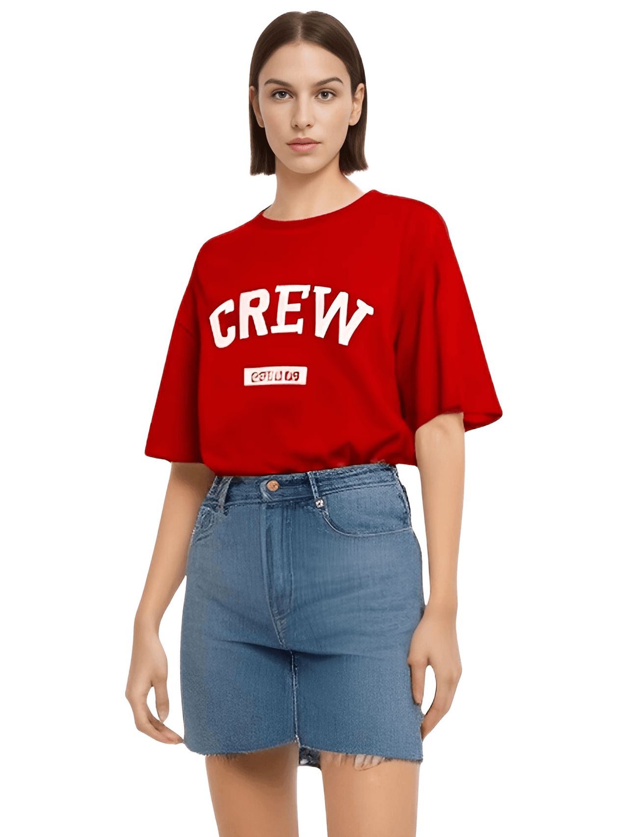 Summer NY Crew Cotton T-Shirts For Women -, T-Shirts , Drestiny , Australia, Beige, Black, Blue, Canada, Casual Shirts, Dark Blue, Dark Green, Dark Grey, Deep Pink, Gender_Women, Green, Grey, Khaki, L, New Zealand, Pink, Red, Short Sleeves, T-Shirts, United Kingdom, United States, White, XL, XXL, XXXL , Drestiny , www.shopdrestiny.com