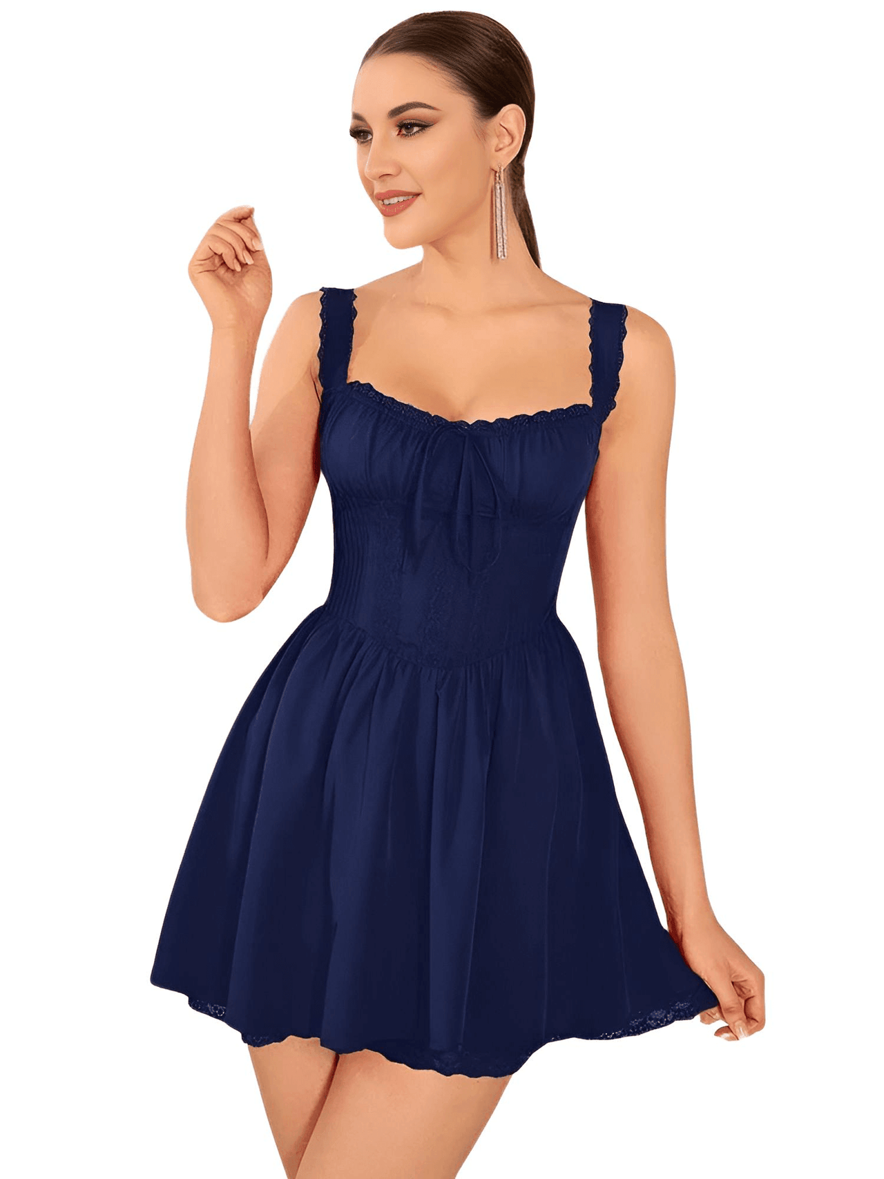 Summer Sleeveless Dresses For Women -, Dress , Drestiny , Australia, Dark Blue, Dark Red, L, M, Mini Dresses, Navy, New Zealand, Red, S, Sleeveless, United Kingdom, United States, White, XS , Drestiny , www.shopdrestiny.com