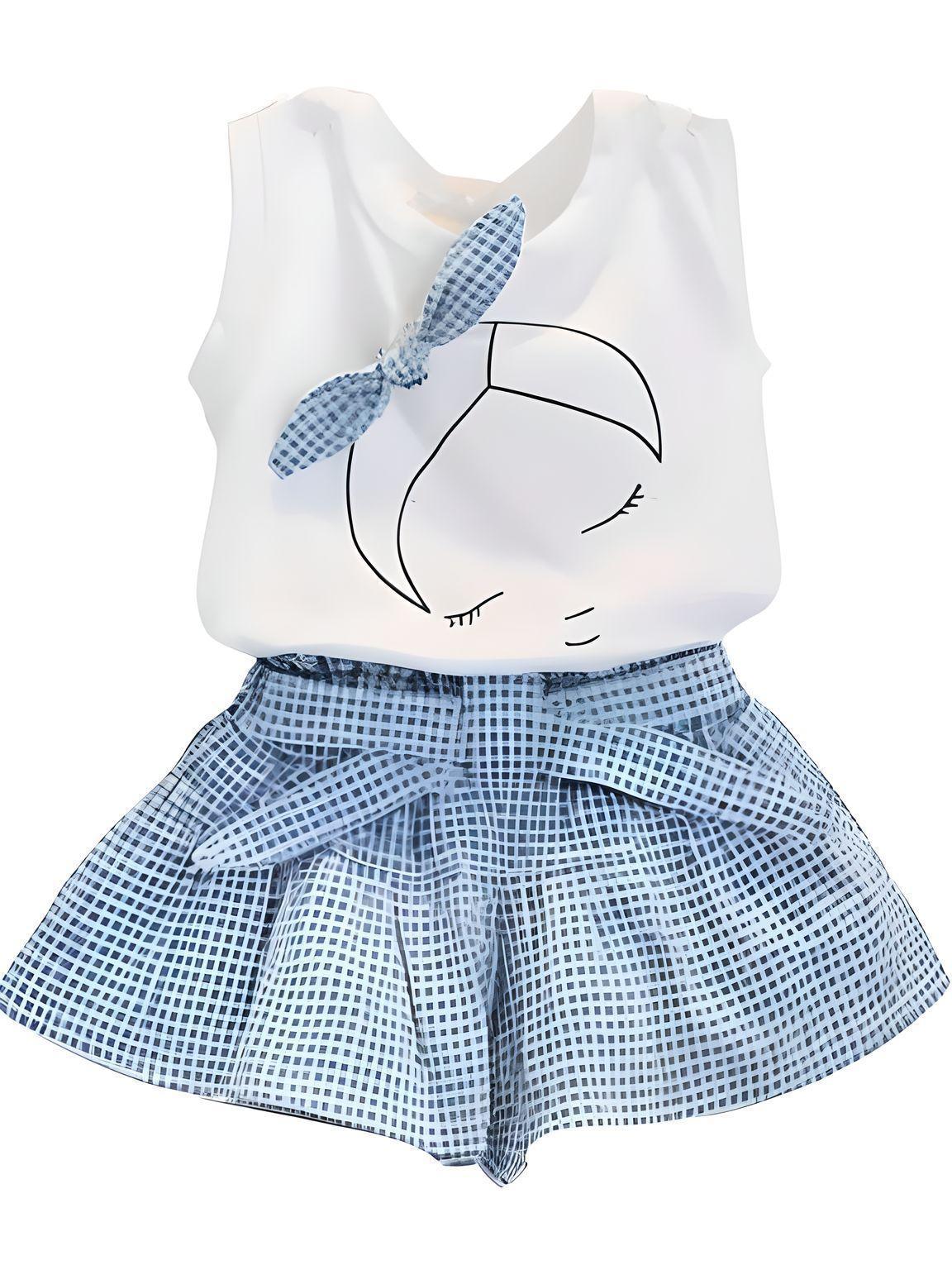 Summer Baby Girls Clothes Toddler Clothing Sleeveless Shirt + Shorts 2PCS Set -, , Drestiny , , Drestiny , www.shopdrestiny.com