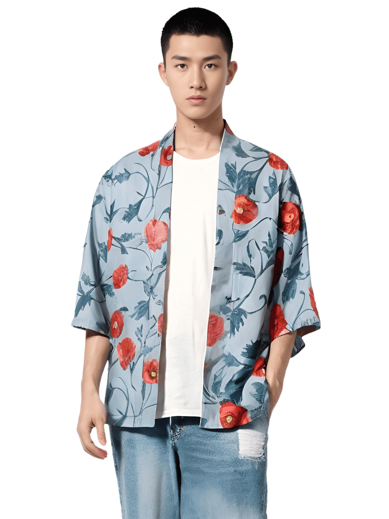 Summer Beach Kimono Hawaiian Shirt Unisex