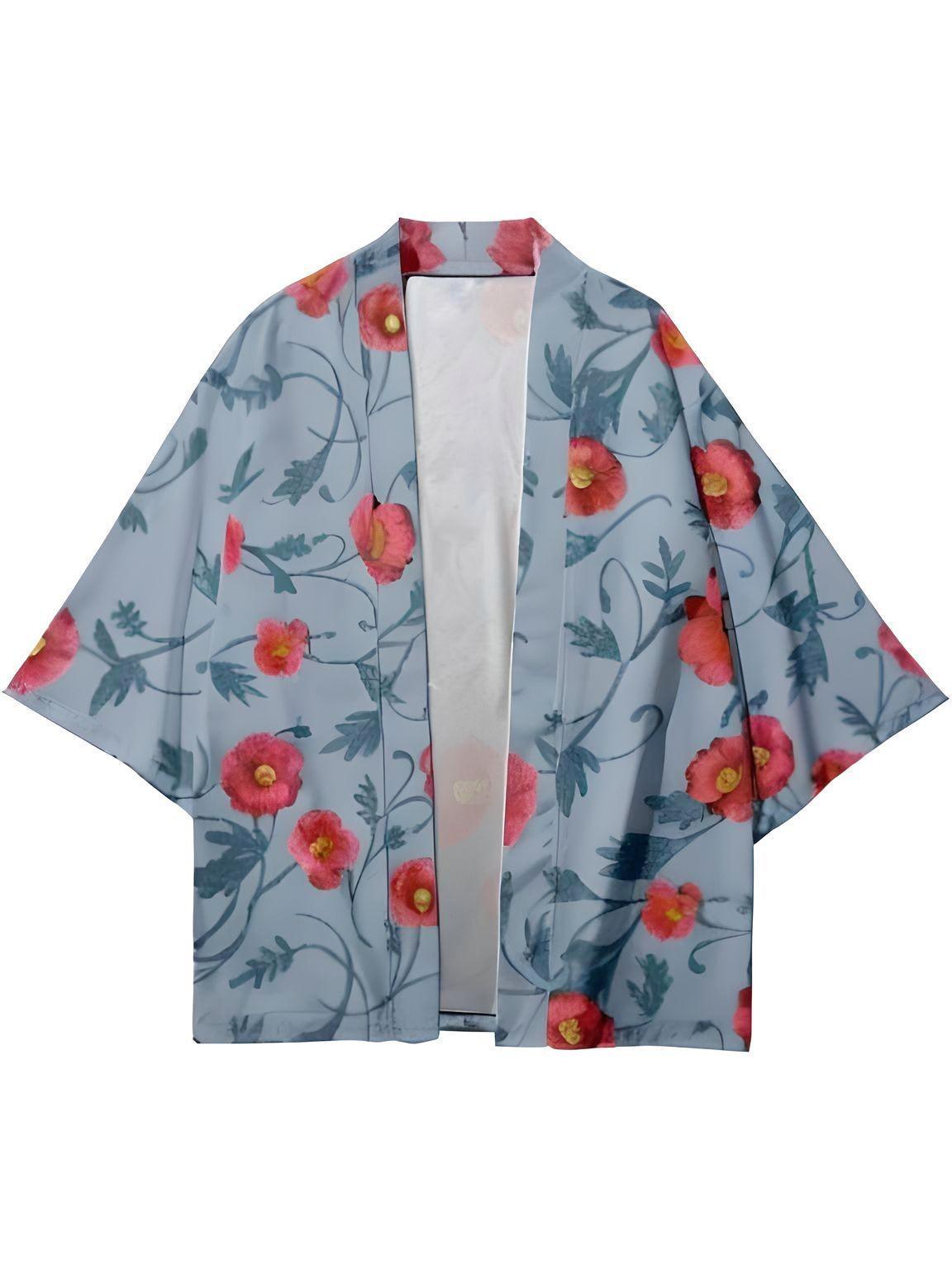 Summer Beach Kimono Hawaiian Shirt Unisex