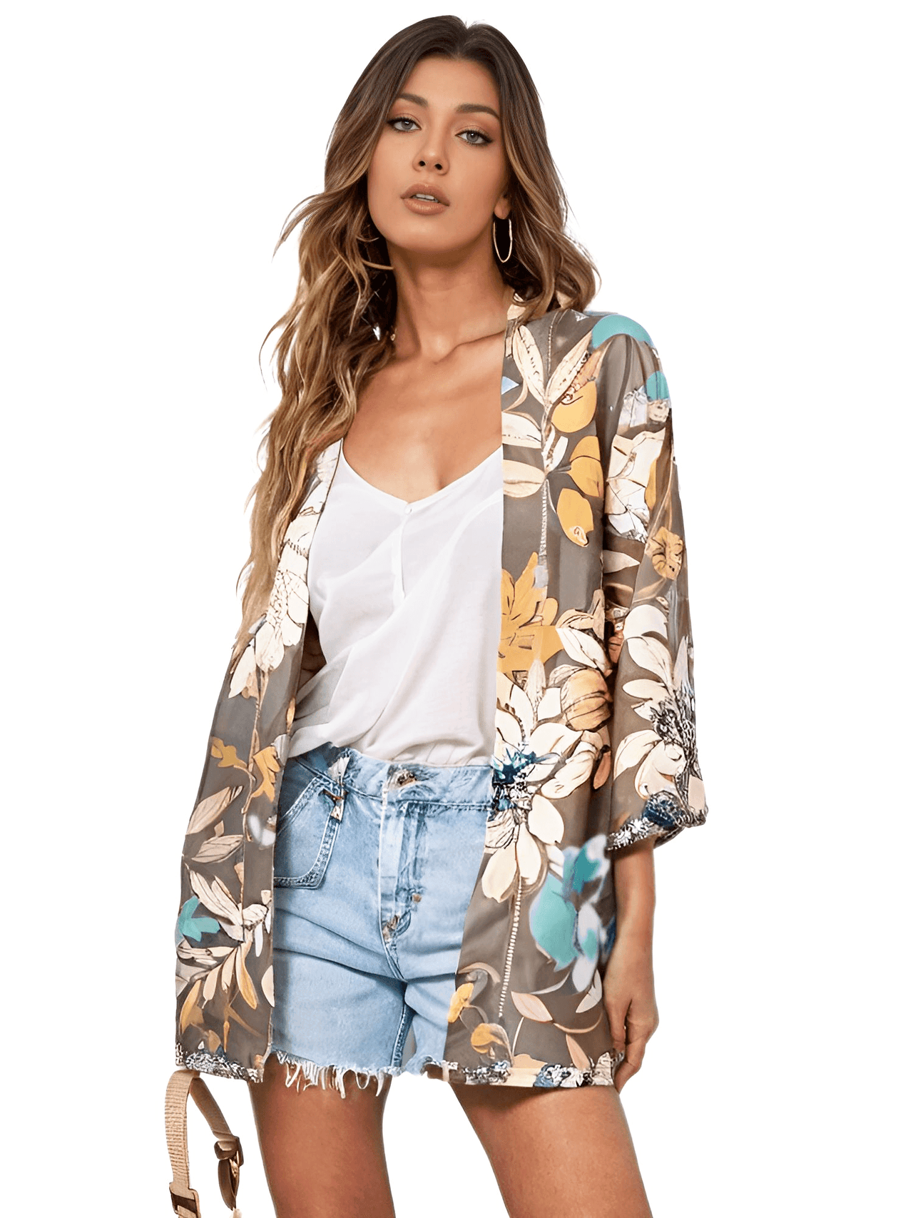 Summer Beach Kimono Hawaiian Shirt Unisex