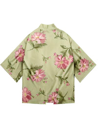 Thumbnail for Summer Beach Kimono Hawaiian Shirt Unisex