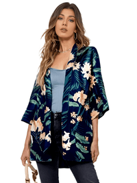 Thumbnail for Summer Beach Kimono Hawaiian Shirt Unisex