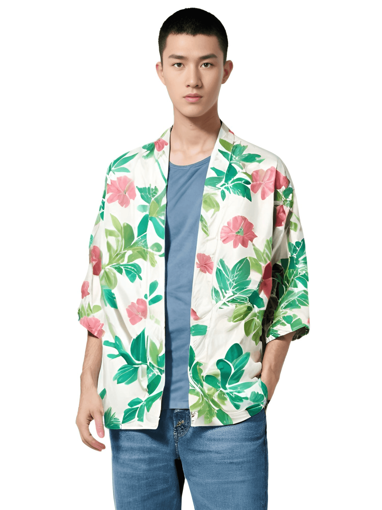 Summer Beach Kimono Hawaiian Shirt Unisex