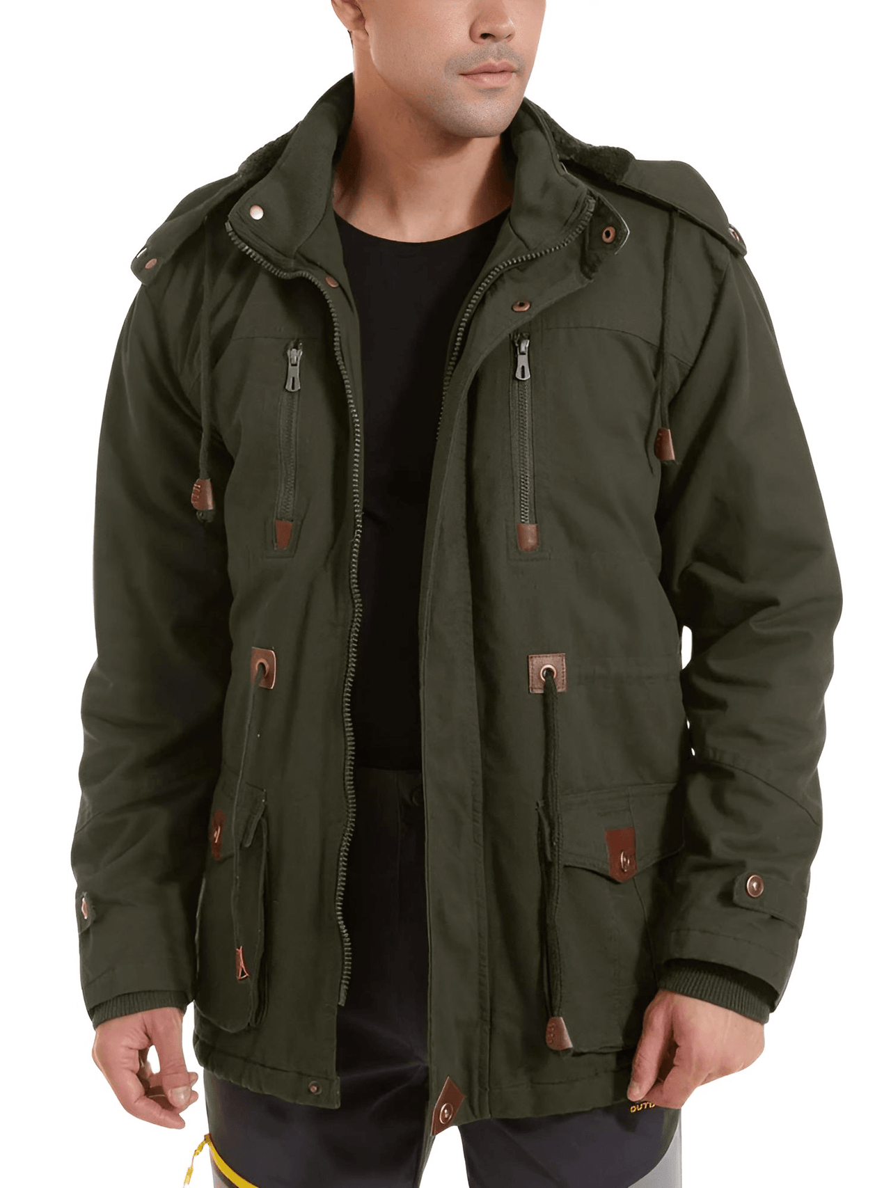 Stay warm and stylish with the Men's Thick Fleece Lined Coats. Shop at Drestiny and enjoy free shipping, plus we'll cover the tax! Don't miss out on this limited time offer - M, L, XL, XXL, 3XL, 4XL, Black, Dark Gray, Khaki, Army Green, Dark Blue, United States, Australia, New Zealand, United Kingdom, Drestiny, Shopdrestiny.com