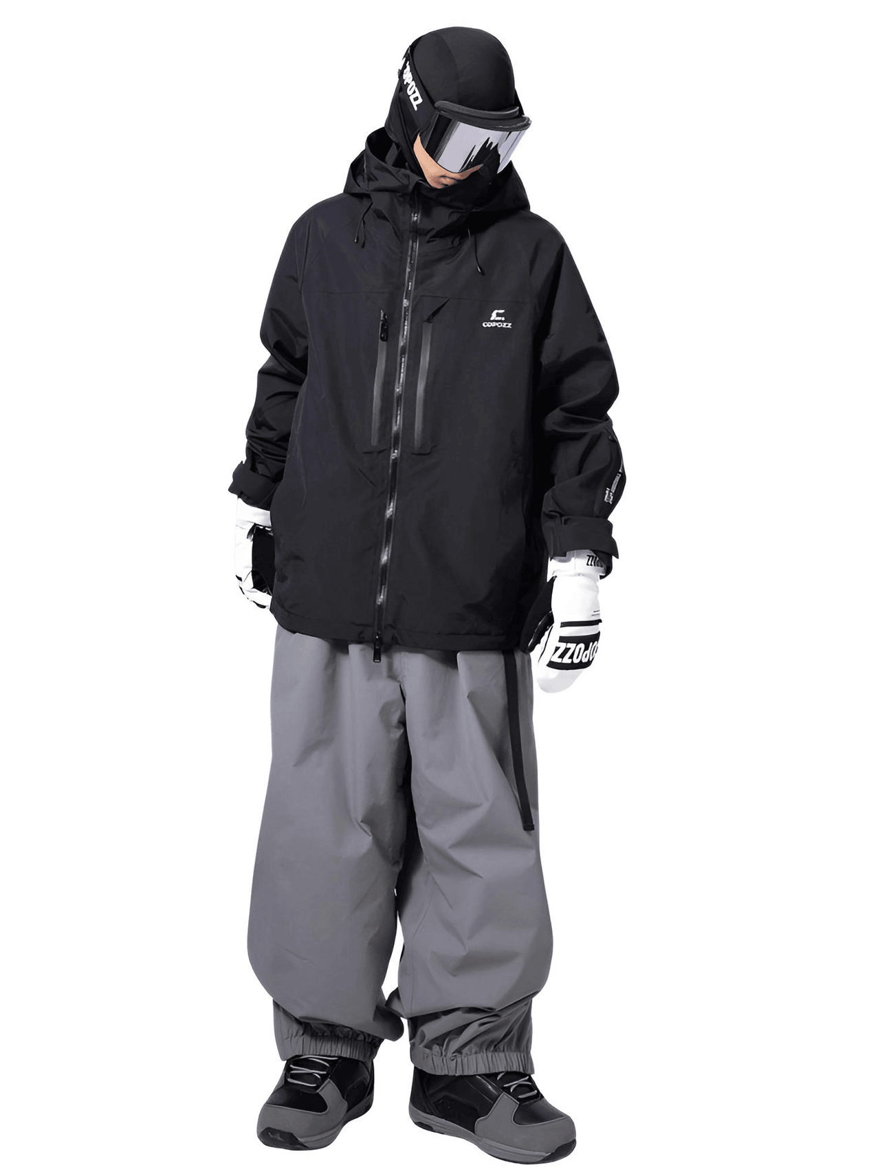 3L Water & Windproof Trendy Oversized Ski Pants For Men -, Snow Pants , Drestiny , Australia, Black, Canada, FR, Grey, L, M, New Zealand, S, Snow Pants, United Kingdom, United States, XL, XS , Drestiny , www.shopdrestiny.com