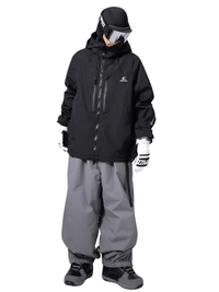 Thumbnail for 3L Water & Windproof Trendy Oversized Ski Pants For Men -, Snow Pants , Drestiny , Australia, Black, Canada, FR, Grey, L, M, New Zealand, S, Snow Pants, United Kingdom, United States, XL, XS , Drestiny , www.shopdrestiny.com